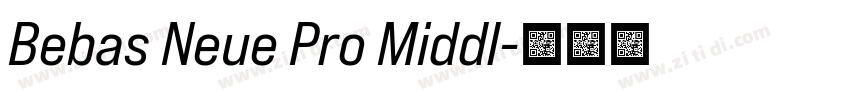 Bebas Neue Pro Middl字体转换